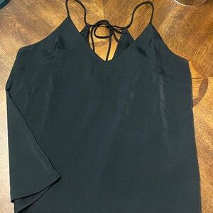 Banana Republic black silky cami, Medium.